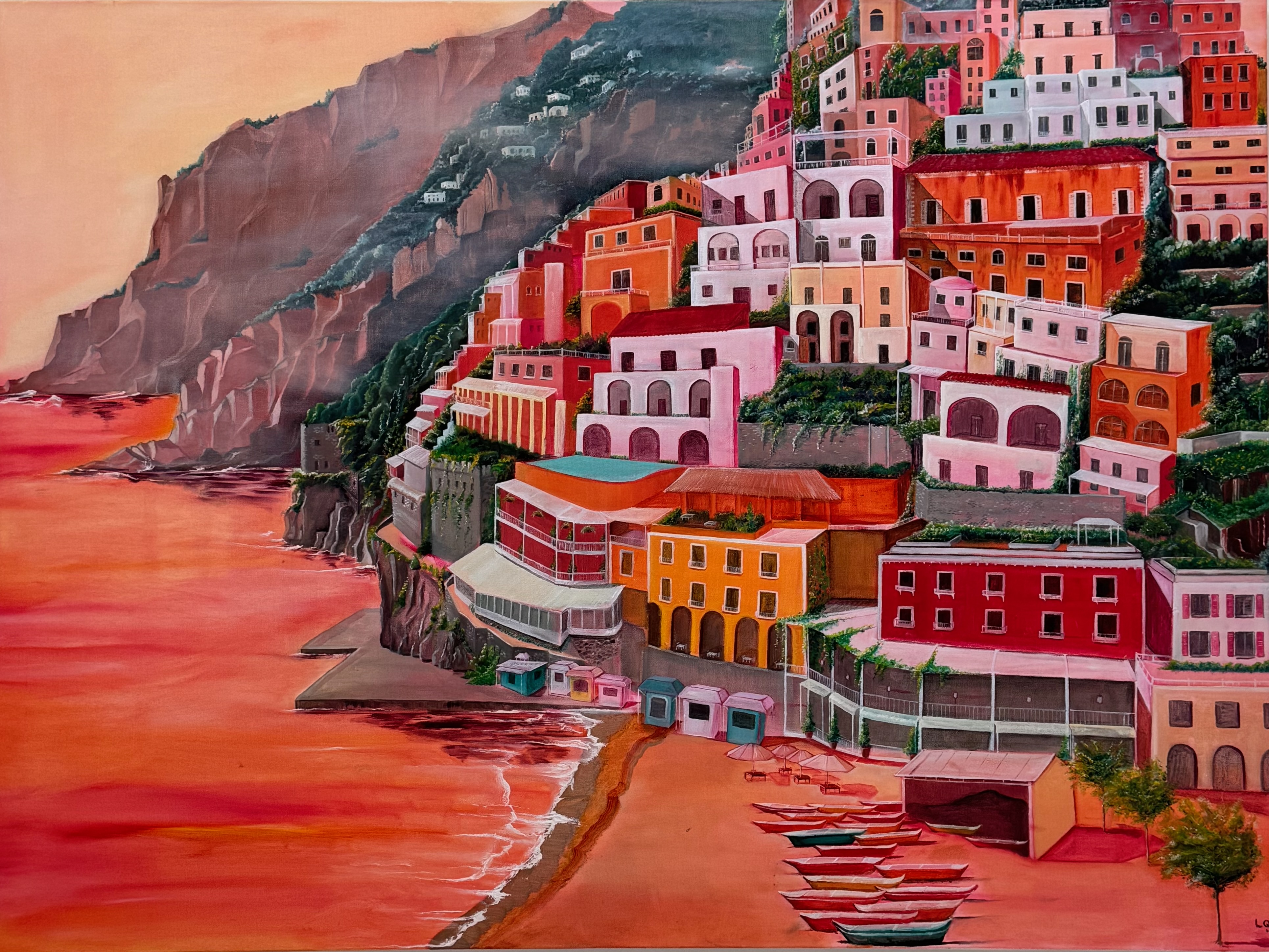 Sunset on Amalfi